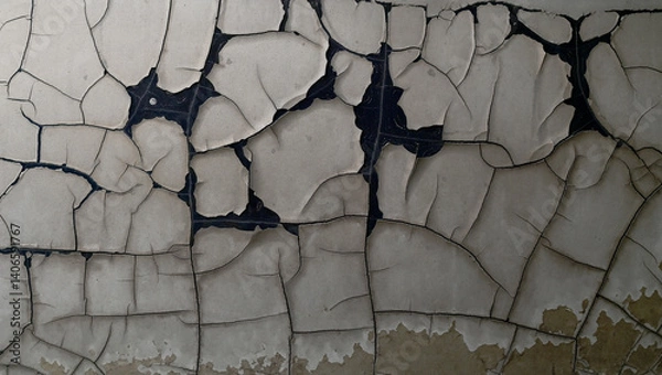 Fototapeta Closeup of Gray Color concrete cement wall texture or background with grunge surface for text and image in Thailand.