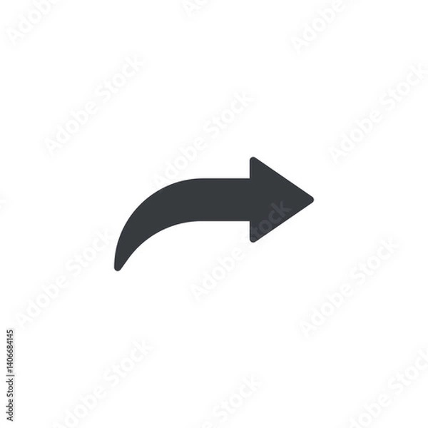Fototapeta Arrow pointing outward vector icon