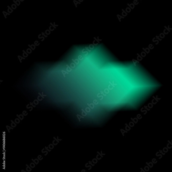 Obraz Geometric Star Polygon Futuristic Abstract Icon