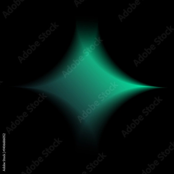 Obraz Octagon Futuristic Polygon Gradient Abstract Shape