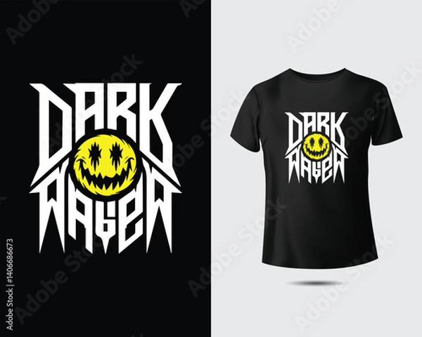 Fototapeta Bold typography T-shirt design pack featuring streetwear quotes skull art motivational phrases dad graphics dark humor grunge aesthetic modern style perfect for apparel print and digital projects