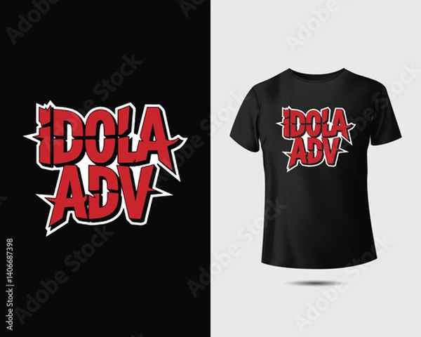 Fototapeta Bold typography T-shirt design pack featuring streetwear quotes skull art motivational phrases dad graphics dark humor grunge aesthetic modern style perfect for apparel print and digital projects