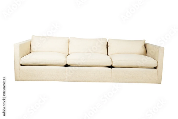 Fototapeta sofa isolated on white  Lotus Deep Grande Sofa