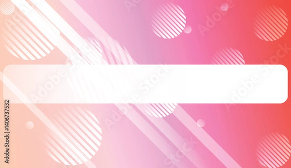 Fototapeta Blurred Gradient Texture Background with Line, Circle. For Ad, Presentation, Card. Vector Illustration.