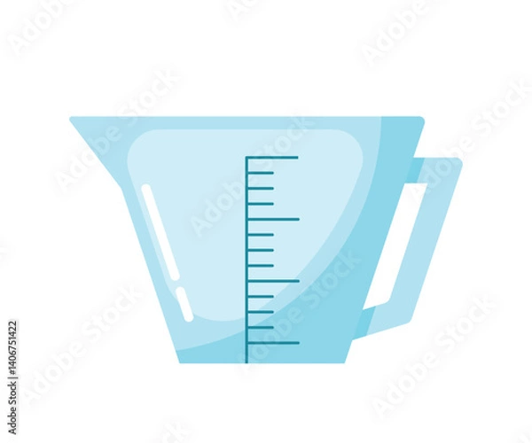 Obraz Measuring Cup Cooking and Bakery Icon Vector Illustration