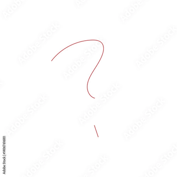 Fototapeta 赤ペン手書きのはてな