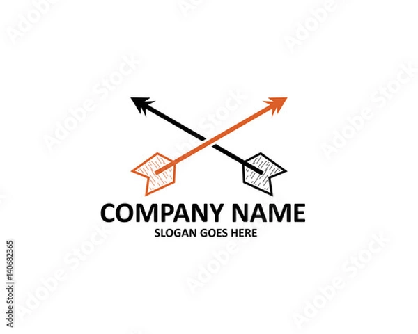 Fototapeta Archery Logo