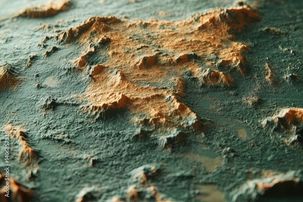 Fototapeta bark of a tree on globe