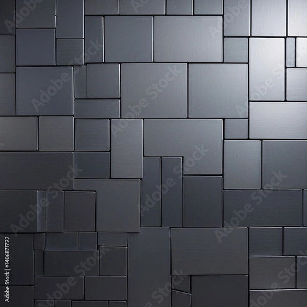 Fototapeta Smooth titanium metal texture with metallic silver surface and stainless steel finish perfect for stock photo and product mockups premium stock photo for mockup