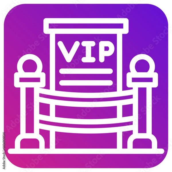 Fototapeta Vip Vector Icon Design Illustration