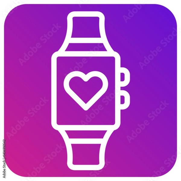 Obraz Smart watch Vector Icon Design Illustration