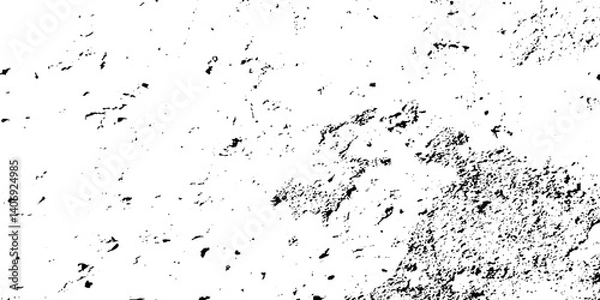 Fototapeta Black and white Dust overlay distress grungy effect paint. Black and white grunge seamless texture. Dust and scratches grain texture on white and black background.	