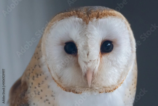 Obraz Barn Owl Face
