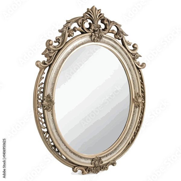 Fototapeta antique mirror frame