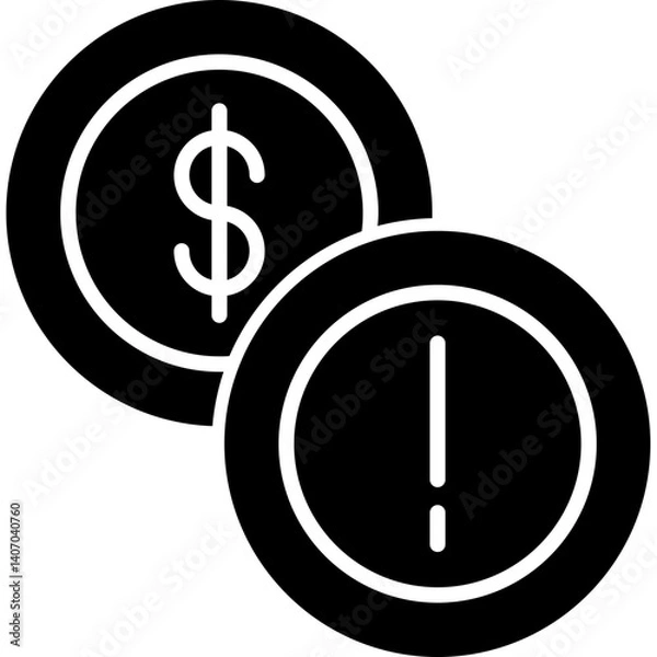 Fototapeta Overdraft Protection Icon