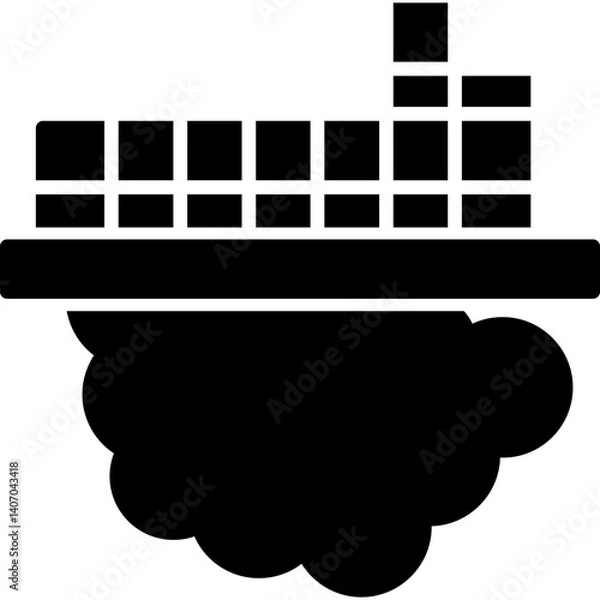 Fototapeta Docker Containers Icon