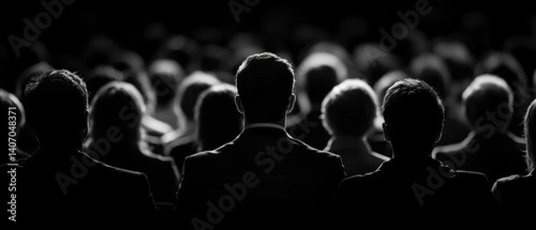 Obraz Audience in Attentive Listening
