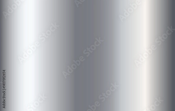 Fototapeta Silver metallic  vector pattern. Silver gradient pattern.  Vector silver elegant, shiny and metalic gradient collection for chrome border, frame, ribbon, label design. metal silver pattern 