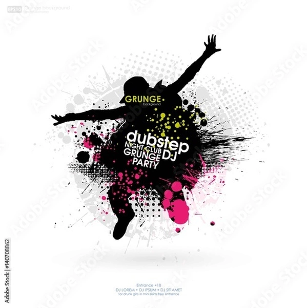 Obraz Colour grunge the poster