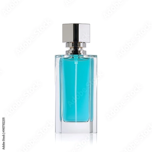 Obraz Teal Perfume Bottle Studio