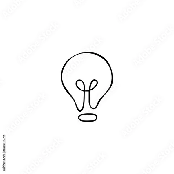 Fototapeta Hand Drawn Doodle Business Infographic Elements with Idea Theme Vector Illustration