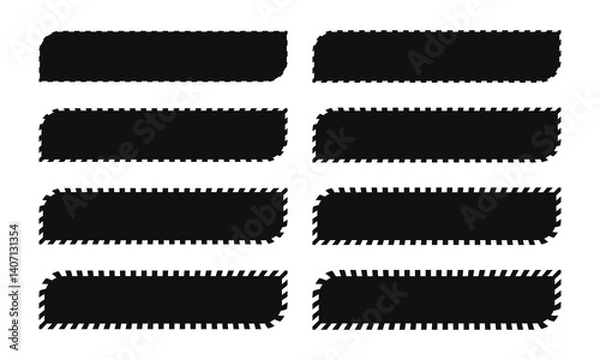 Obraz Notch Bursting Two Rounded Corner Rectangles