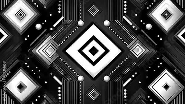 Fototapeta Abstract technology circuit board pattern