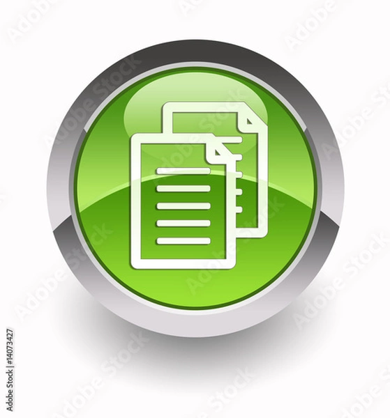 Fototapeta Dokumentuj błyszczącą ikonę
