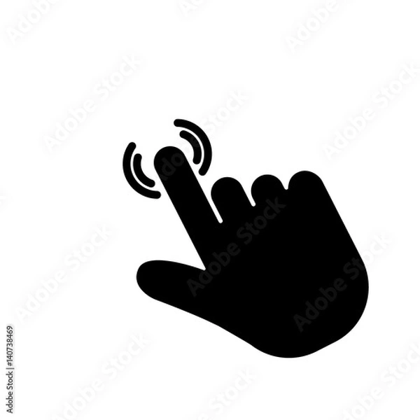 Obraz cursor hand icon