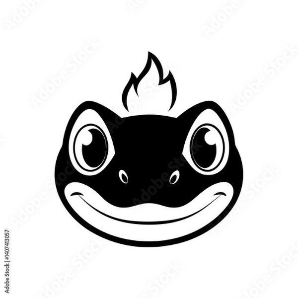 Obraz Salamander face