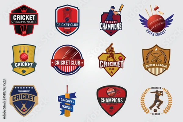 Obraz Cricket Team Logos bundle