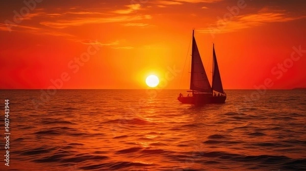 Obraz golden red yellow gradient