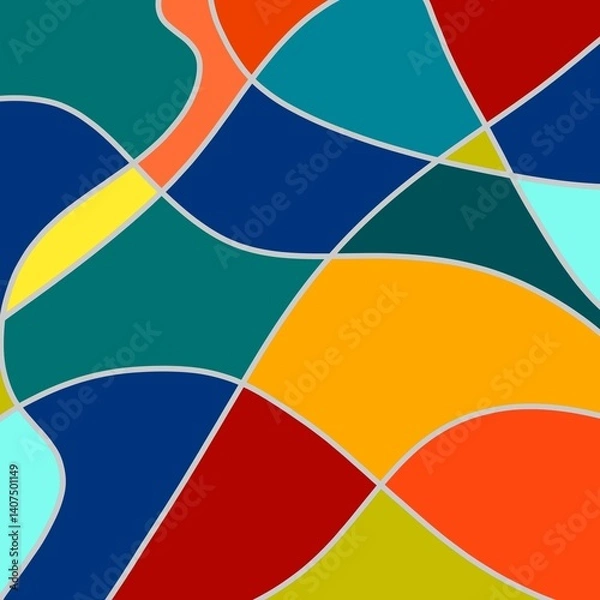 Fototapeta abstract mirror colorful background