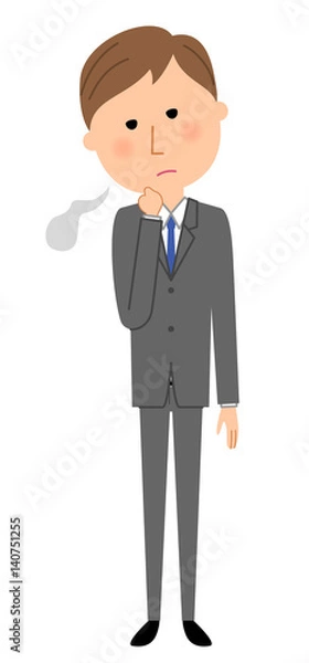 Fototapeta ビジネスマン　ため息