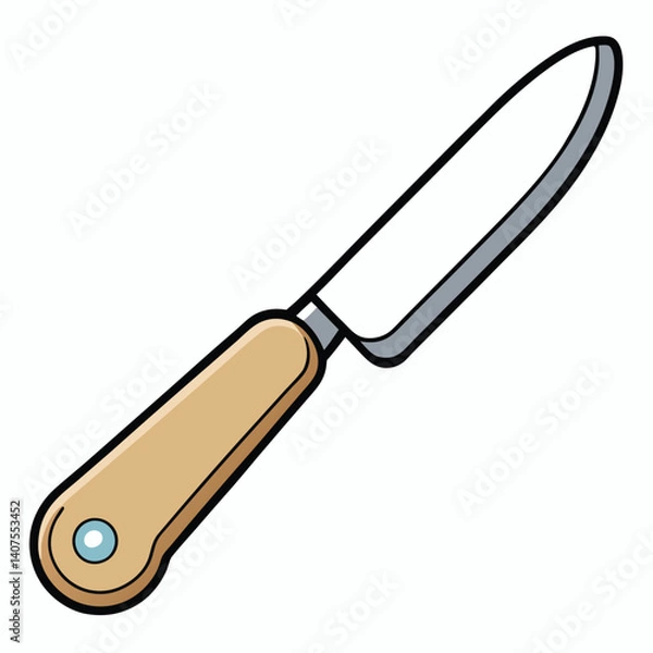 Fototapeta Knives illustration flat vector design