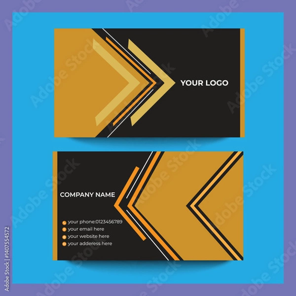 Fototapeta Luxury Business Card Design Template.eps