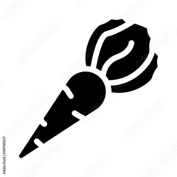 Obraz carrot vegetables icon