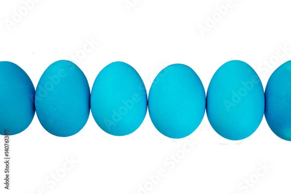 Obraz Blue easter eggs