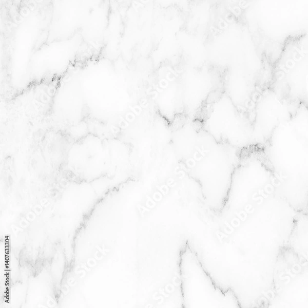 Fototapeta White or grey marble texture background pattern with high resolution.  Can be use wallpaper