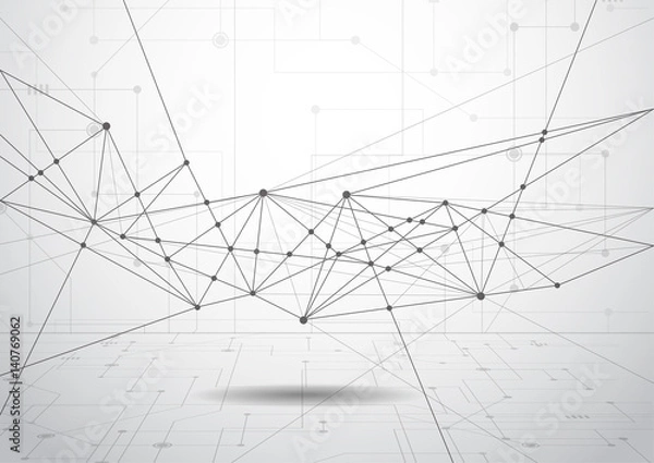 Fototapeta Abstract Technology Background