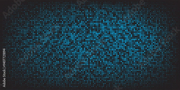 Fototapeta Black halftone pattern on white background. Linear halftone background. Vector illustration isolated on white background. vector