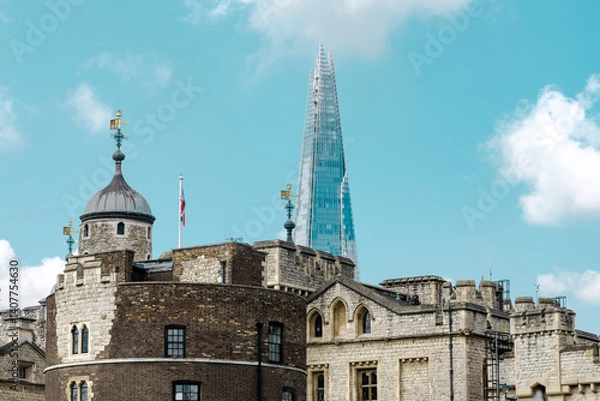 Obraz castle in the city