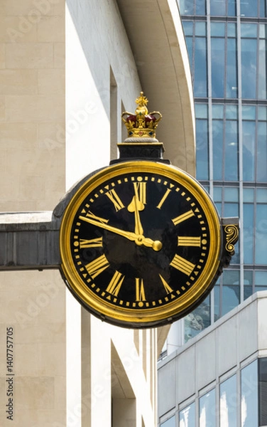 Obraz clock on the street London