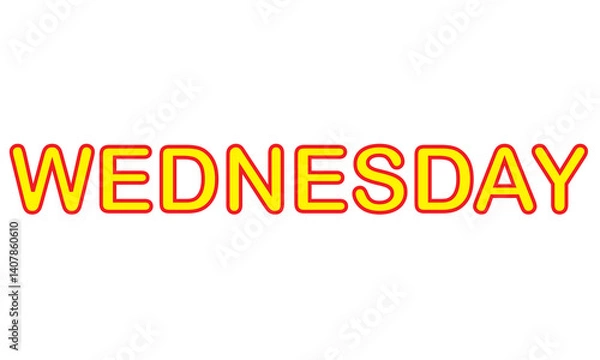 Fototapeta Wednesday - colorful day vector