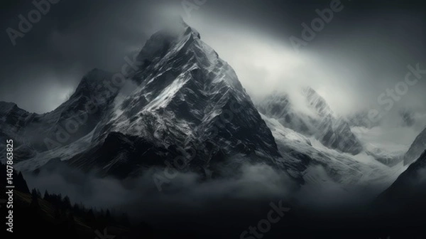 Fototapeta majesty clouds dark