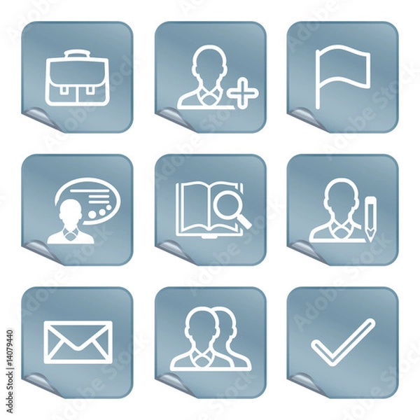 Fototapeta Sticker set 1