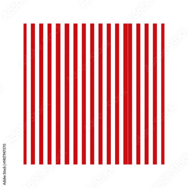 Fototapeta Abstract Red and Black Vertical Stripes Pattern Background
