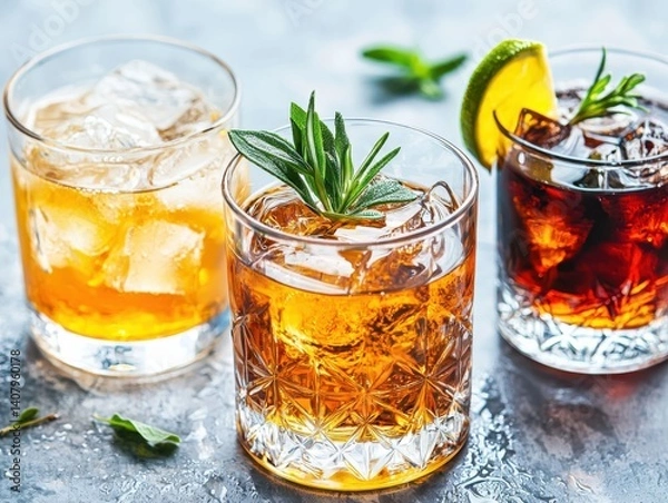 Obraz Global beverage pairings on a world map realistic drinks showcase bright lighting wide shot capturing diversity