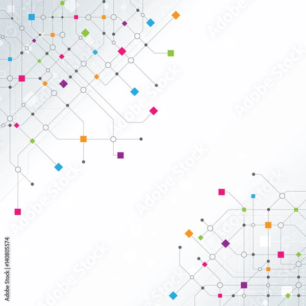 Obraz Abstract Network Background