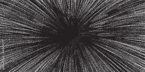 Fototapeta Grunge pencil hatching pattern background in black and white.